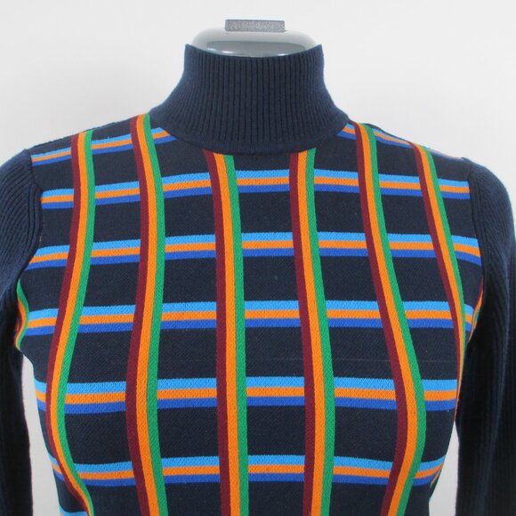 TORY BURCH SPORT JACQUARD-FRONT RIBBED TURTLENECK - Picture 3 of 16